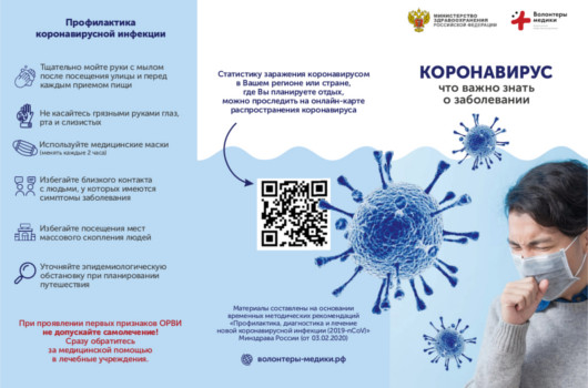 Памятка по коронавирусной инфекции